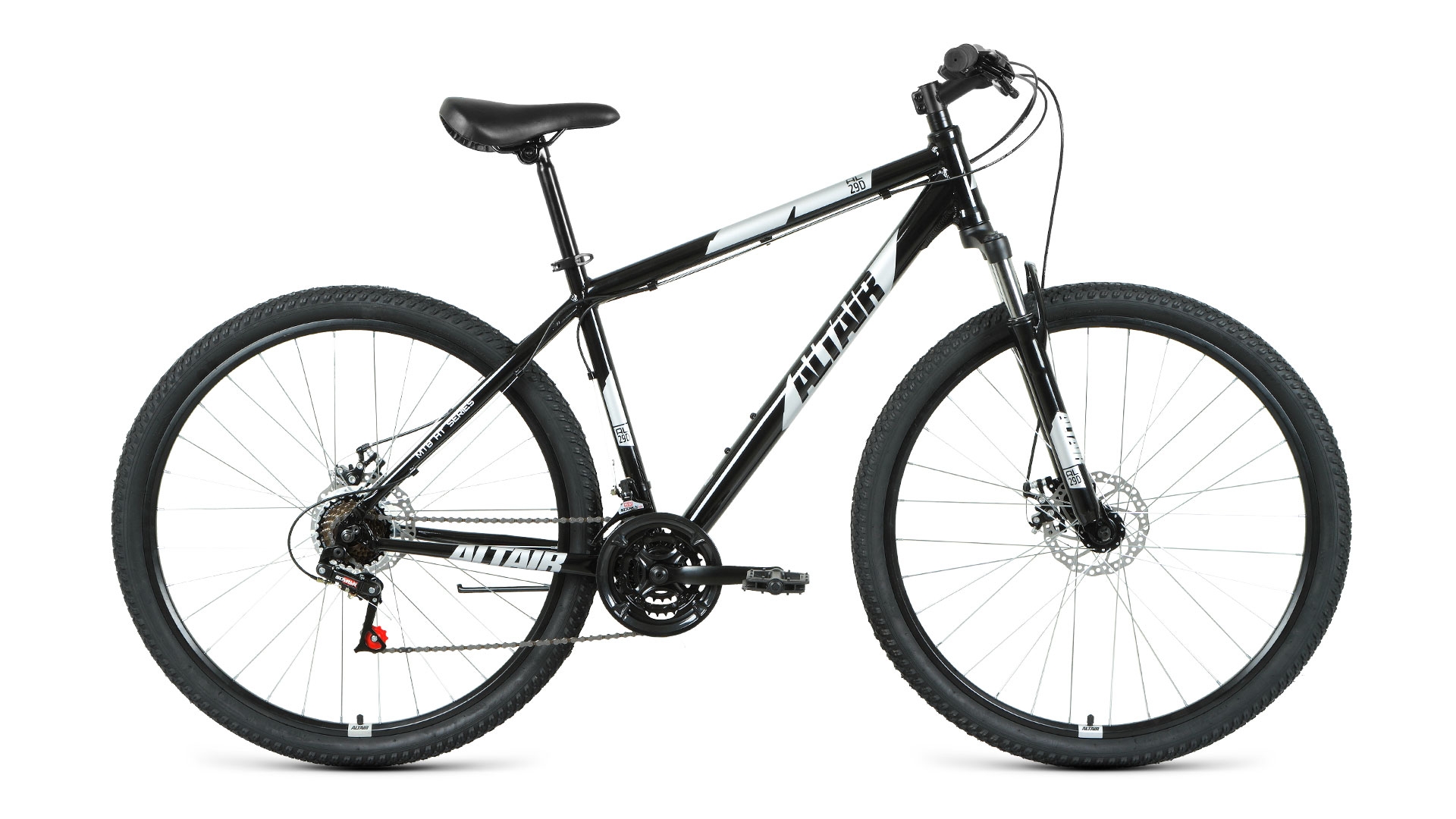 Велосипед AL 29D (29"21ск. рост17")2020-2021, черный/серебристый, RBKT1M69Q002