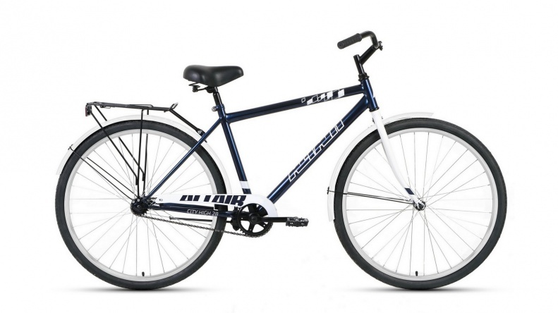 Велосипед Forward ALTAIR City 28 high (28" 1ск р.19") 2022 темно-синий/серый