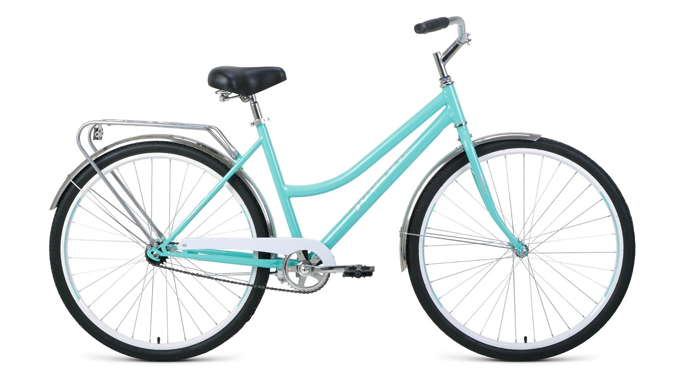 Велосипед Forward TALICA 28 1.0 (28"1ск рост19"), мятный/белый, RBKW1C181005