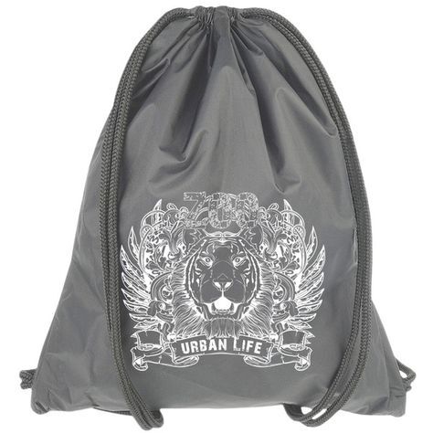 Мешок-рюкзак "Lion" черный SM-111 