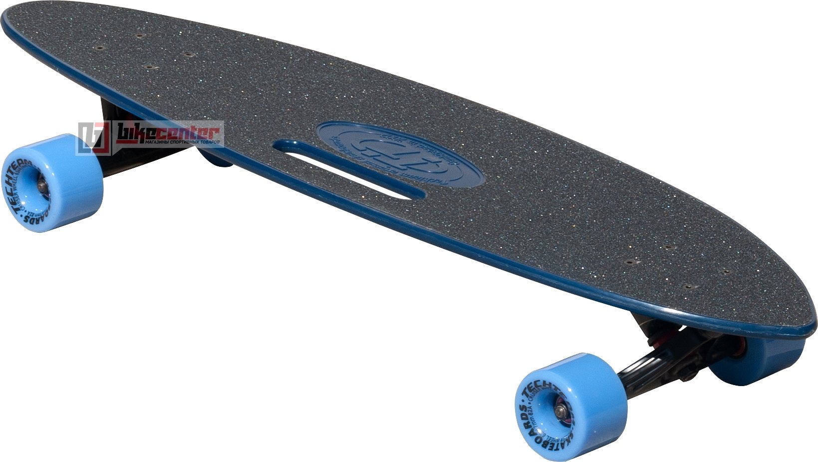 Скейтборд пластик. Fishboard 31 blue 1/4 TSL409