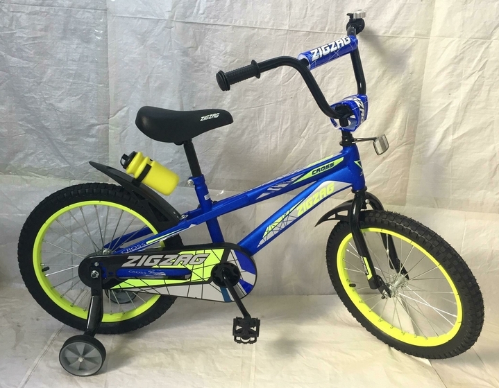 Велосипед 18" детский ZIGZAG, мод. CROSS, синий