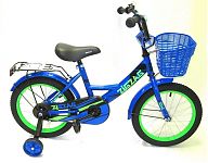 Велосипед 14" детский ZIGZAG, мод. CLASSIC, синий