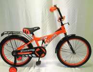Велосипед 16" детский ZIGZAG, мод. SNOKY, ярко оранж