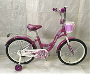Велосипед 18" детский ZIGZAG, мод. GIRL, фиолетов
