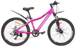 Велосипед 24 Nameless J4100DW, фиолетовый/серый, 13" J4100DW-PR/GR13