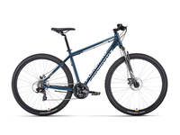 Велосипед Forward APACHE 29 2.0 D CLASSIC (29" 21ск рост19") 2022 темно-синий/серебристый