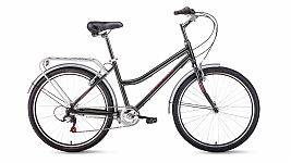 Велосипед Forward BARCELONA 26 1.0 (26" 1ск) 17" серый/, бежевый