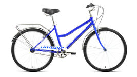 Велосипед Forward BARCELONA 26 3.0 (26" 3ск рост 17") 20-21 синий/серебристый