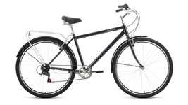Велосипед Forward DORTMUND 28 2.0 (28" 7ск.рост 19") 2022, черный/белый 