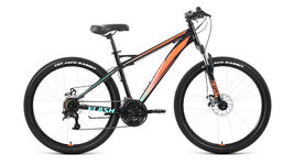Велосипед Forward FLASH 26 2.2 D (26" 21ск рост15") 2022, черный/оранжевый