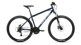 Велосипед Forward SPORTING 27,5 3.2 HD (27.5" 24ск рост17) 2022, темно-синий/серебристый