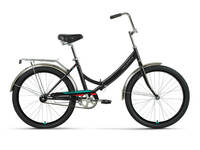 Велосипед Forward VALENCIA 24 1.0 (24" 1ск рост 16" скл) 2022 черный/красный