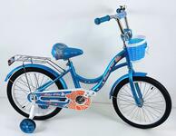 Велосипед двухколесный детский ТМ Riki-Tiki, модель GERDA, диаметр колеса 20", Бирюзовый