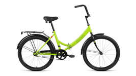 Велосипед Forward ALTAIR City 24 (24"1ск рост.16" скл) 2022 зеленый/серый