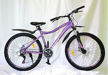 Велосипед 24" ТМ MAKS, IRIS DISC AL, рама13" фиолетовый
