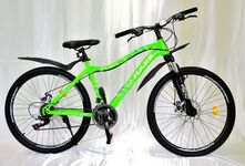 Велосипед 24" ТМ MAKS, BASKA DISC, рама 16" зеленый