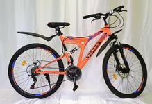Велосипед 27,5" ТМ MAKS, RUNNER DISC, двухпод рама 19" оранжевый