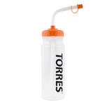 Спорт. бутылка TORRES 750мл, прозрачная, оранжевая крышка SS1029