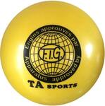 Мяч для х/г TA SPORT RGB-101 15см, жёлтый