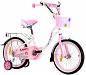 Велосипед 14 Nameless LADY белый/розовый