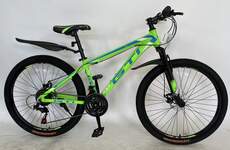 Велосипед 26" Rook GTI MA260D, зеленый 14" MA260D-GN-14