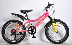 Велосипед 20" Rook MS200W розовый/зеленый MS200W-PK/GN