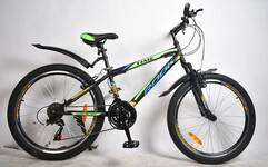 Велосипед 24" Rook MS241, черный/желтый, MS241-BK/YW
