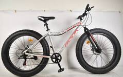 Велосипед 26" Rook FA260D, серебристый/красный FA260D-SR/RD