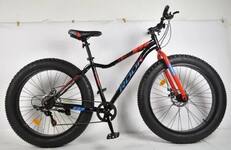 Велосипед 26" Rook FS260D, чёрный/красный FS260D-BK/RD
