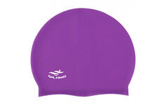 Шапочка для плавания силиконовая взрослая (Фиолетовая) E41565