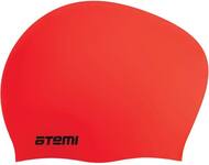 Шапочка д/плавания ATEMI, LC-03 силикон (д/длин волос), красная