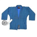 Куртка самбо синяя "WMA" р.1/140, 600 гр/м2 (36-38