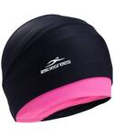 Шапочка для плавания 25DEGREES Duplo Black/Pink 25D21015A, полиамид, для длинных волос