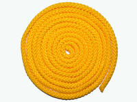Скакалка для х/гимн.тканевая желтая 3м, АВ251 (07689)