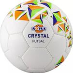 Мяч ф/б ATEMI NOVUS CRISTAL, футзал, р.4, материал PVC, бело/сине/оранж