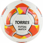Мяч ф/б TORRES Futsal Match №4 белый/красный FS32064