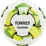 Мяч ф/б TORRES Training №5, белый/зеленый/серый F320055