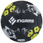Мяч футбольный INGAME FREESTYLE, №5 черный/желтый/белый