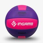 Мяч волейбольный INGAME BRIGHT №5 фиолетово/розовый