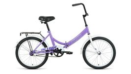 Велосипед Forward ALTAIR CITY 20 (20" 1ск.рост 14"скл) 2022, фиолетовый/серый