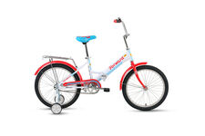 Велосипед Forward TIMBA 20 1.0 (20" 1ск.рост 13") 2020-21, белый 1BKW1C201003