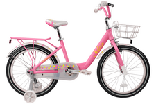 Велосипед TechTeam Milena 20" темно-розовый (алюмин) корзина