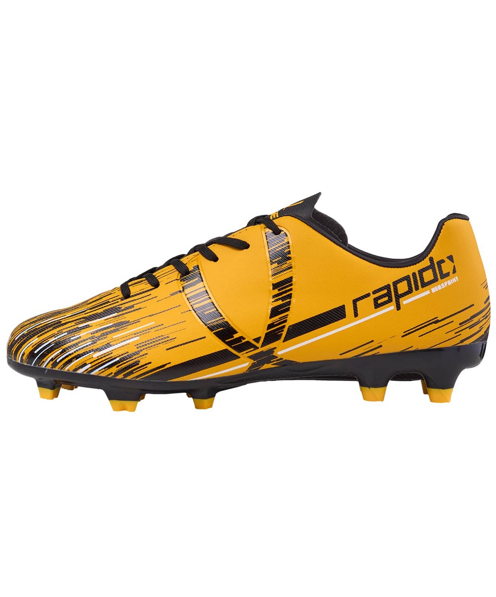 Бутсы футбольные Jögel Rapido FG Yellow/black (42)