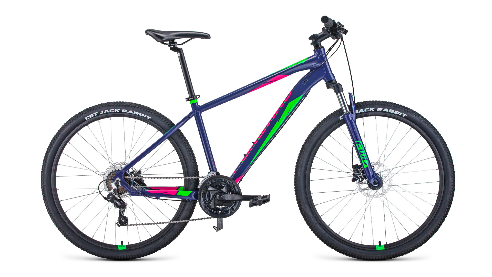 Велосипед Forward APACHE 27,5 3.0 HD (27.5" 21ск рост17") 2022 фиолетовый/зеленый