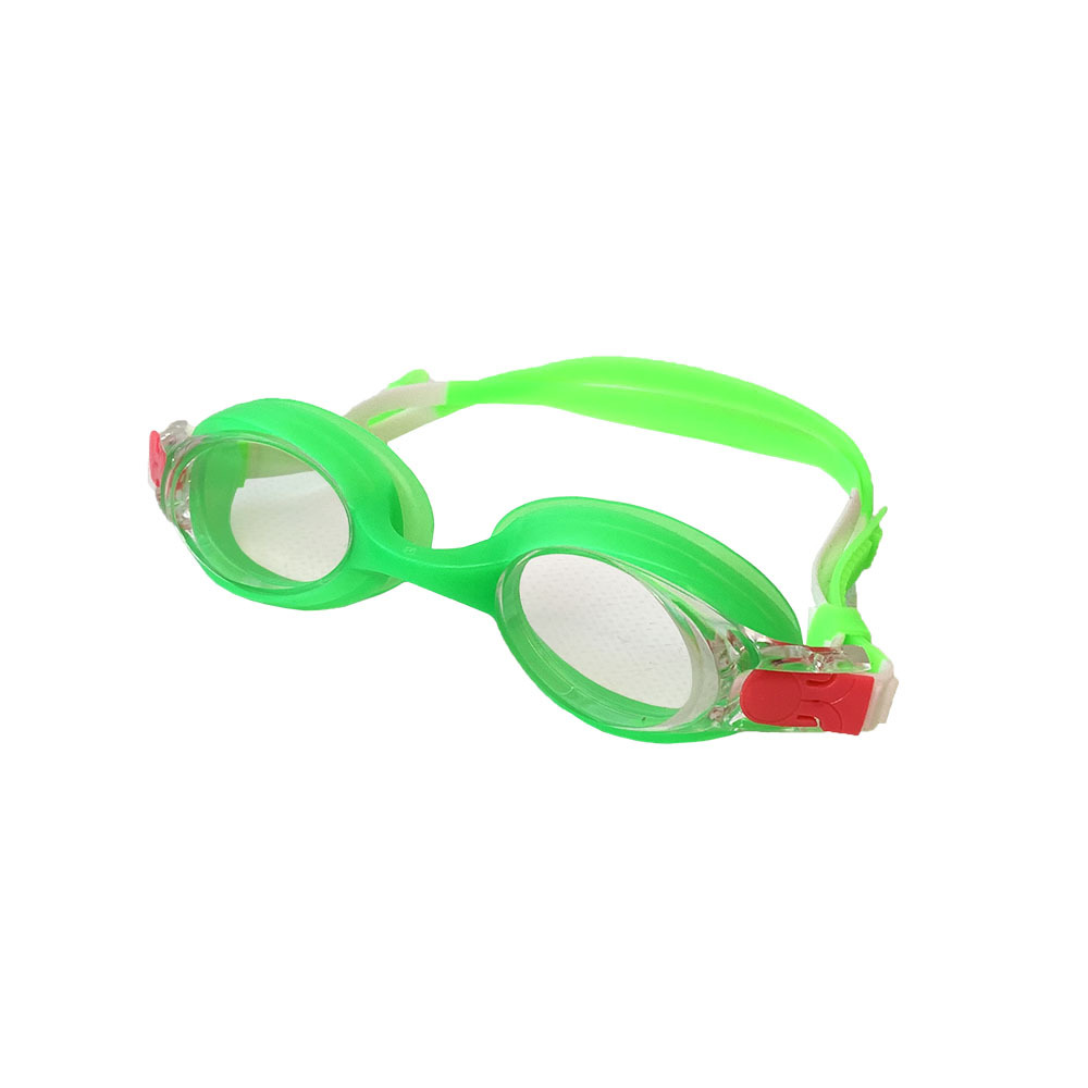 Очки для плавания детские (зелено/белые), E36895