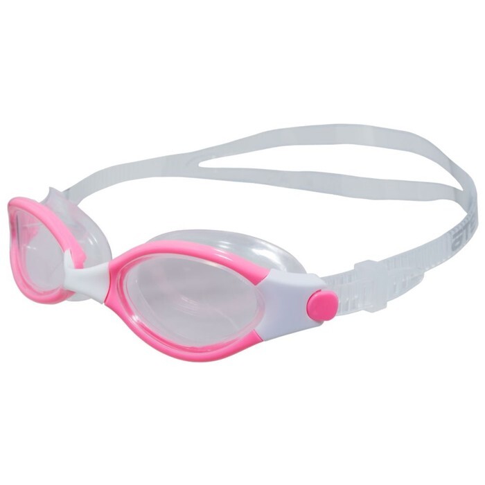 Очки д/плавания ATEMI B503, силикон (розовый/белый)