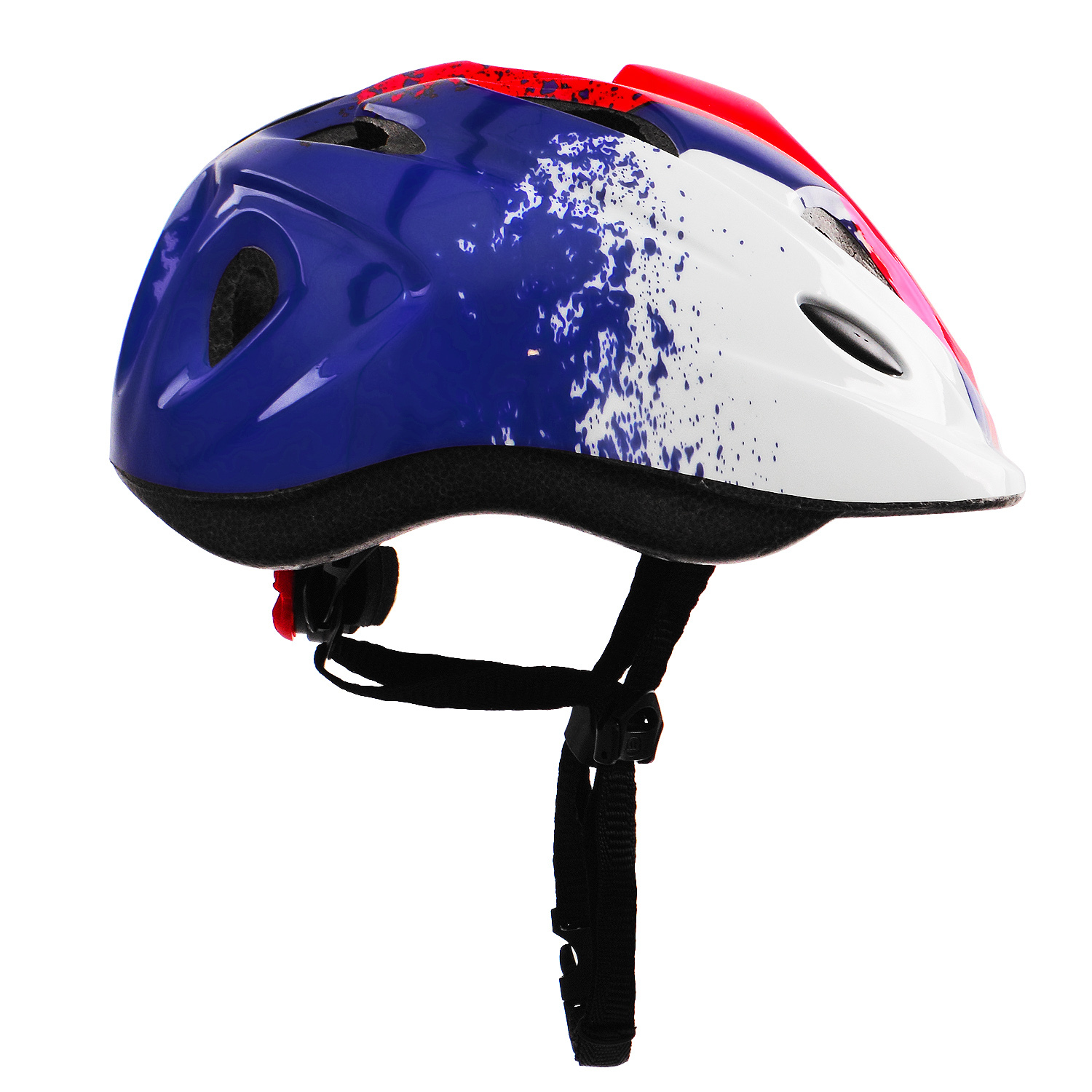 Шлем детский WX-H10 TRICOLOR с регулировкой размера (50-57)