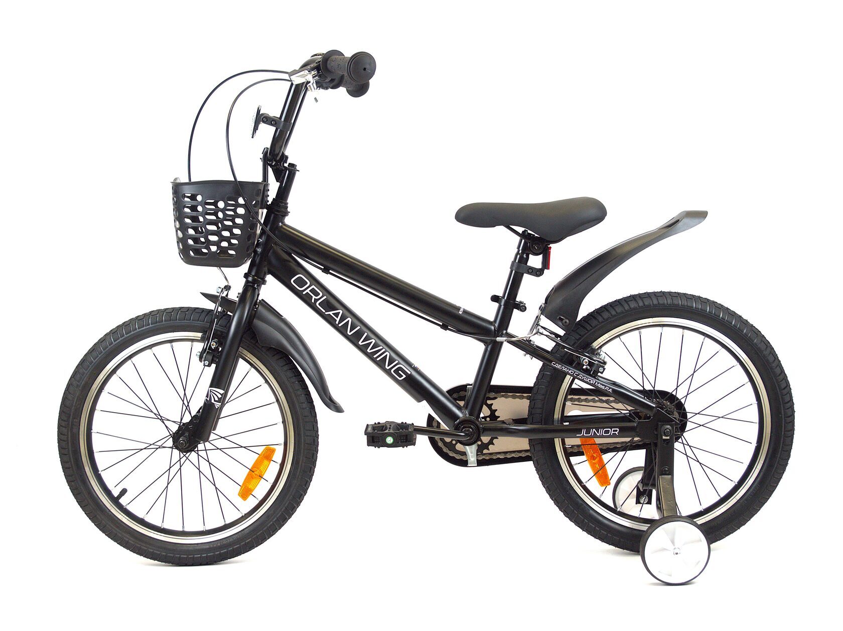 Велосипед ORLAN WING 18" JUNIOR черный, сталь