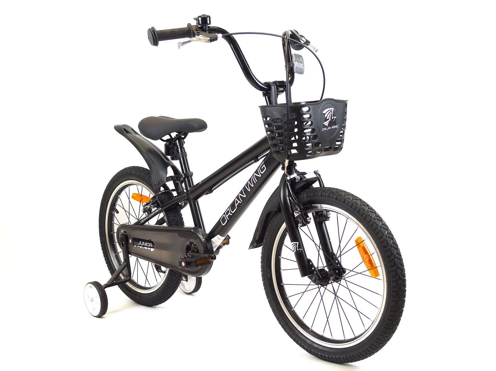 Велосипед ORLAN WING 18" JUNIOR черный, сталь